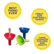 Anti Drip Popsicle Holder Reusable Ice Cream Stand Straw | https://www.bestnamebadges.com