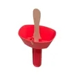 Anti Drip Popsicle Holder Reusable Ice Cream Stand Straw | https://www.bestnamebadges.com