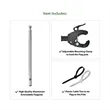 48"  Telescopic Golf Cart / Boat Flag Pole Kit with Flag | https://www.bestnamebadges.com