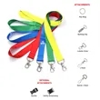 3/4" Full Color Sublimated Wrist Keychain Lanyard | https://www.bestnamebadges.com