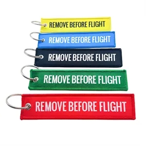 Luggage Keychain Woven Embroidered Key Holder