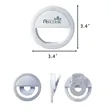 Custom Portable Mobile Phone Selfie Ring Flash | https://www.bestnamebadges.com