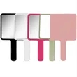 Handheld Cosmetic Mirror Portable Square Plastic H | https://www.bestnamebadges.com