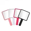 Handheld Cosmetic Mirror Portable Square Plastic H | https://www.bestnamebadges.com