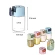 4PCS Glass Seasoning Jar Set | https://www.bestnamebadges.com