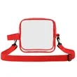 Clear PVC Crossbody Sports Pack | https://www.bestnamebadges.com
