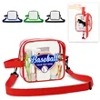Clear PVC Crossbody Sports Pack | https://www.bestnamebadges.com