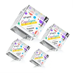 Burrill Corner Cube VividPrint™ Award | https://www.bestnamebadges.com