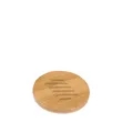 Round Bamboo Coaster | https://www.bestnamebadges.com