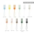 Silicone Rope Lanyard for Phone | https://www.bestnamebadges.com