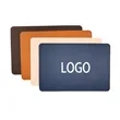 Leather Home Reversible Rectangular Insulated Table Mat | https://www.bestnamebadges.com