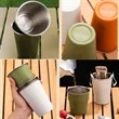 12oz Stackable Stainless Steel Outdoor Camping Cup | https://www.bestnamebadges.com