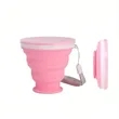 6.7oz Portable Retractable Silicone Water Cup | https://www.bestnamebadges.com