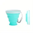 6.7oz Portable Retractable Silicone Water Cup | https://www.bestnamebadges.com