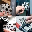 18-in-1 Snowflake Multi Tool | https://www.bestnamebadges.com