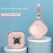Full Storage 3 In 1 Retractable Charging Cable | https://www.bestnamebadges.com