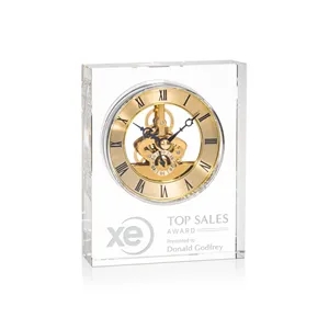Ashland Clock - Gold Dial | https://www.bestnamebadges.com