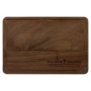 9" x 6" Walnut Cutting Board with Juice Groove