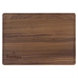 13.75" x 9.75" Walnut Cutting Board with Juice Groove