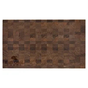 22" x 13" x 1 3/8" Walnut Butcher Block