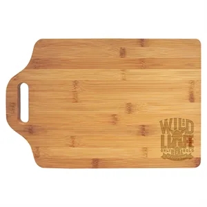 15" x 10 1/4" Bamboo Cutting Board w/ Handle