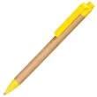 Recycled Pens w/ Custom Logo & Colorful Clip Ballpoint | https://www.bestnamebadges.com
