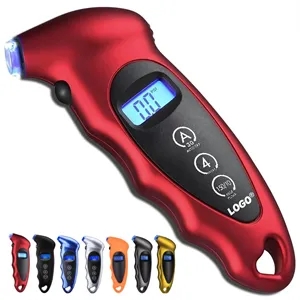Digital Tire Pressure Gauge Safety Hammer Multi-Function