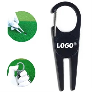 Golf Fork Pendant Lock Supplies Turf Repair Tools