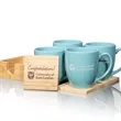 Bistro Mug & Coaster Set | https://www.bestnamebadges.com
