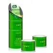 Atlantis Stacker VividPrint™ Award -  Green | https://www.bestnamebadges.com