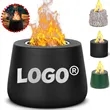 Mini Portable Ceramic Smokeless Tabletop Fire Pit | https://www.bestnamebadges.com