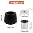Mini Portable Ceramic Smokeless Tabletop Fire Pit | https://www.bestnamebadges.com