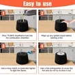 Mini Portable Ceramic Smokeless Tabletop Fire Pit | https://www.bestnamebadges.com