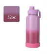 32oz Portable Gradient Stainless Steel Sports Water Bottle | https://www.bestnamebadges.com