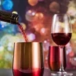 12oz Gradient Ccolor Insulated Wine Cup | https://www.bestnamebadges.com