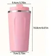 17oz Stainless Steel Leakproof Coffee Travel Mug | https://www.bestnamebadges.com
