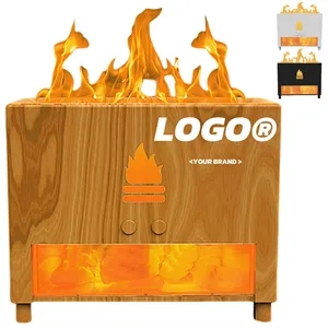 Simulation Wall Flame Wood Grain Fragrance Humidifier