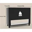Simulation Wall Flame Wood Grain Fragrance Humidifier | https://www.bestnamebadges.com