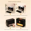 Simulation Wall Flame Wood Grain Fragrance Humidifier | https://www.bestnamebadges.com