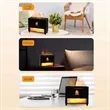 Simulation Wall Flame Wood Grain Fragrance Humidifier | https://www.bestnamebadges.com
