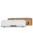 Wood Grain Hollow Essential Oil Flame Humidifier | https://www.bestnamebadges.com
