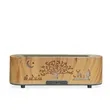 Wood Grain Hollow Essential Oil Flame Humidifier | https://www.bestnamebadges.com