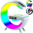 Smart Light Bluetooth Speaker Wireless Charger Alarm Clock | https://www.bestnamebadges.com
