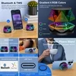 Portable Luminous Magnetic Diamond Bluetooth Speaker | https://www.bestnamebadges.com