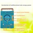 Outdoor Portable Led Solar Camping Light Bluetooth Speaker | https://www.bestnamebadges.com