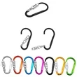 Combination Lock, 3-Digit Heavy Duty Carabiner Clip | https://www.bestnamebadges.com