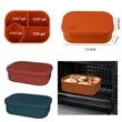 Travel Silicone Lunch Square Fuse Box Outdoor | https://www.bestnamebadges.com