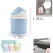 Mini Plastic Desktop Trash Can | https://www.bestnamebadges.com