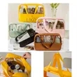 Clear Large Capacity Toiletry Bag | https://www.bestnamebadges.com