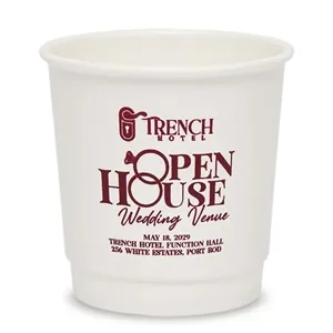 Custom 4 Oz. Double Wall Paper Hot Cups | https://www.bestnamebadges.com